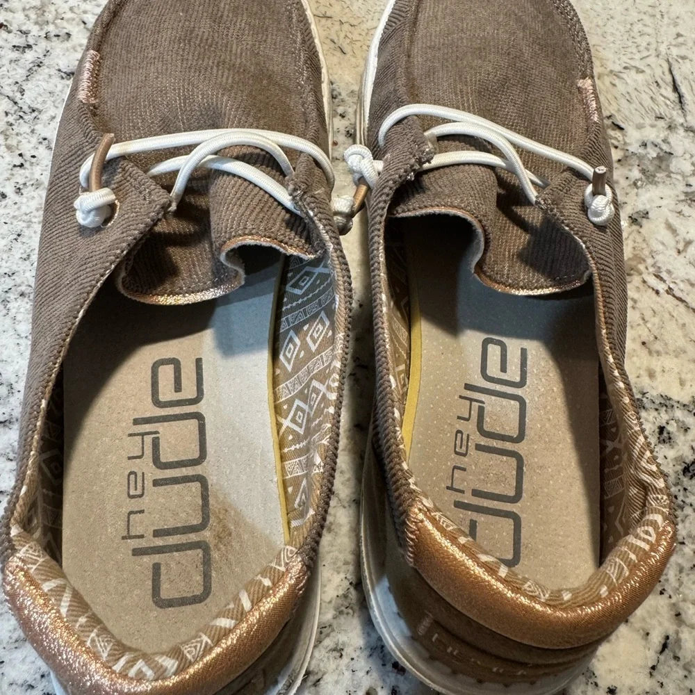 Women’s Hey Dude Wendy Cordwood Shoes Sz. 8 - Picture 5 of 7